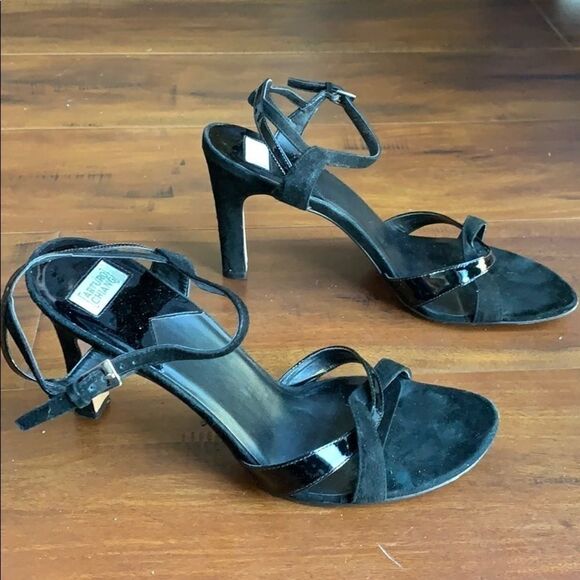 𝅺ARTURO Chiang Patent Suede High Heel Sandal Shoes - Picture 5 of 8